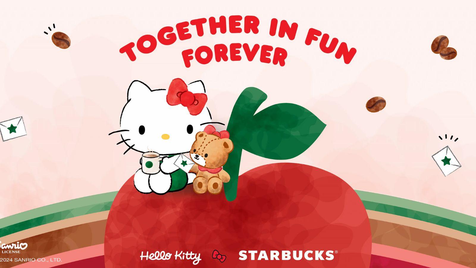 starbucks hello kitty collab