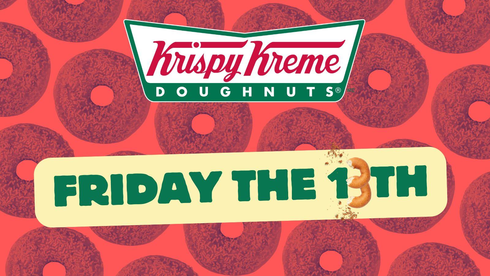 krispy kreme friday the 13th deal graphic