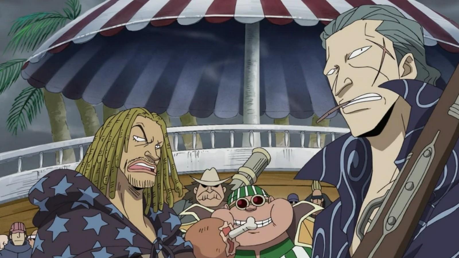 Yasopp, Roux, and Beckman in One Piece