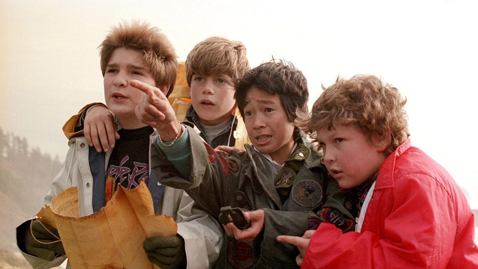 Is The Goonies 2 happening? The cast of The Goonies look at a map