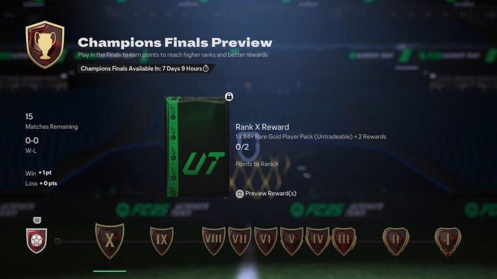 Champions Finals in EA FC 25