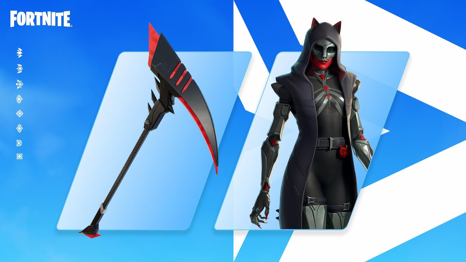 Fortnite felina skin and pickaxe