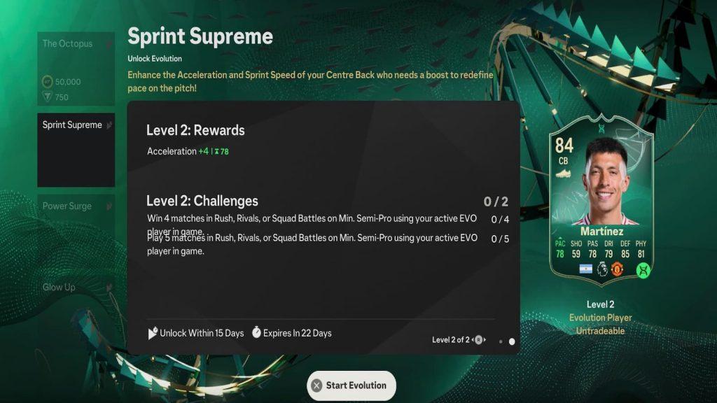 Sprint Supreme in EA FC 25