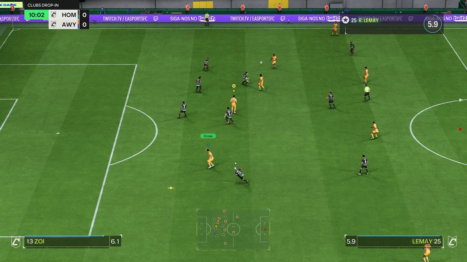 Pro Clubs match in EA FC 25