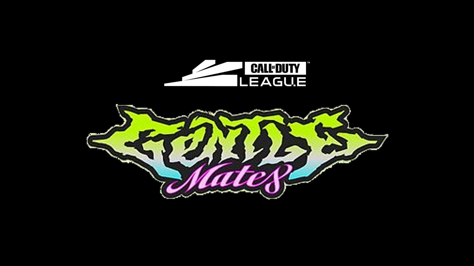 Gentlemates logo and Call of Duty League logo on black background