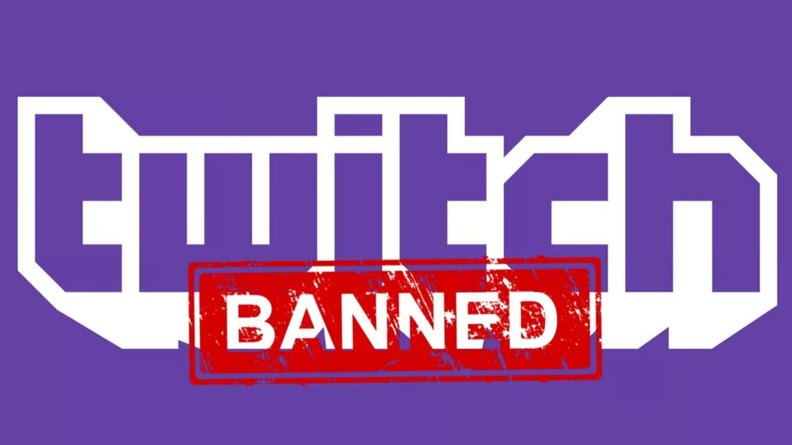 twitch logo with banned stamp