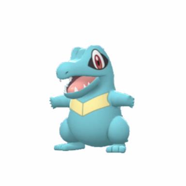 Totodile Pokemon BDSP 3d model