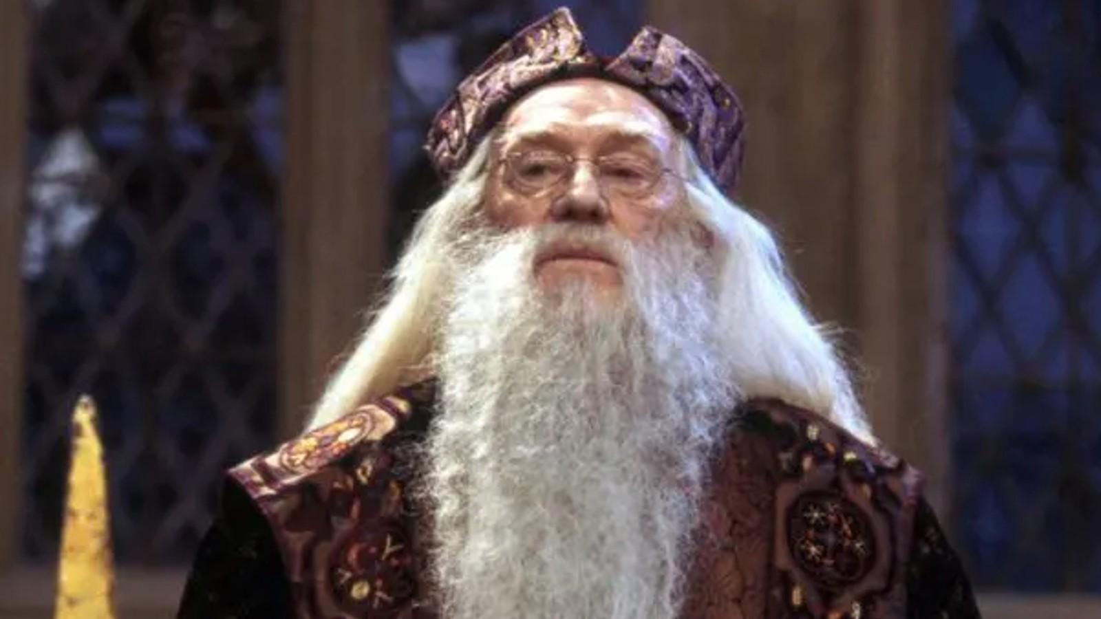 Richard Harris as Professor Dumbledore in Harry Potter