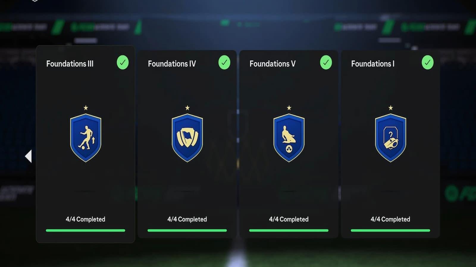 Foundations SBCs in EA FC 25