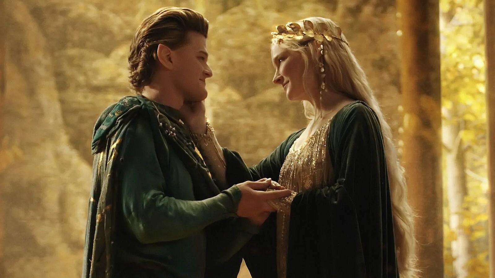 Elrond and Galadriel in Rings of Power