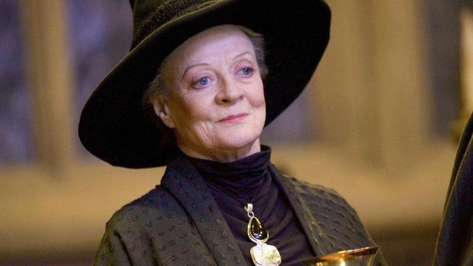 Maggie Smith as Professor McGonagall in Harry Potter