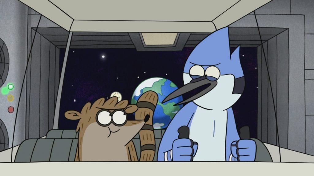 Mordecai and Rigby in Regular Show