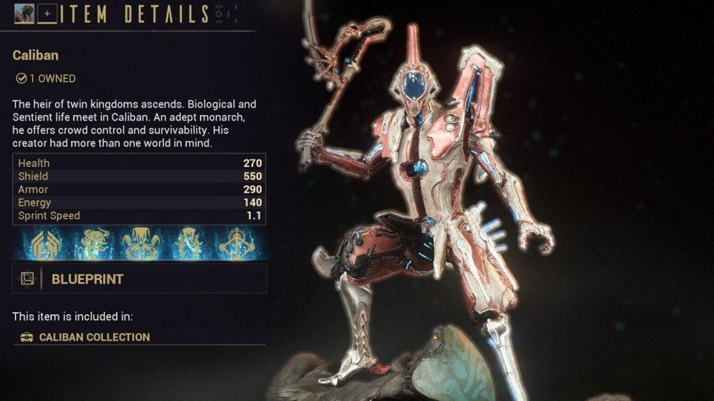 Caliban Warframe