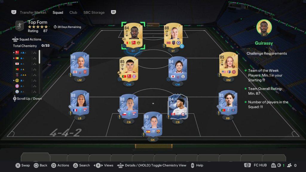 Top Form SBC solution in FC 25