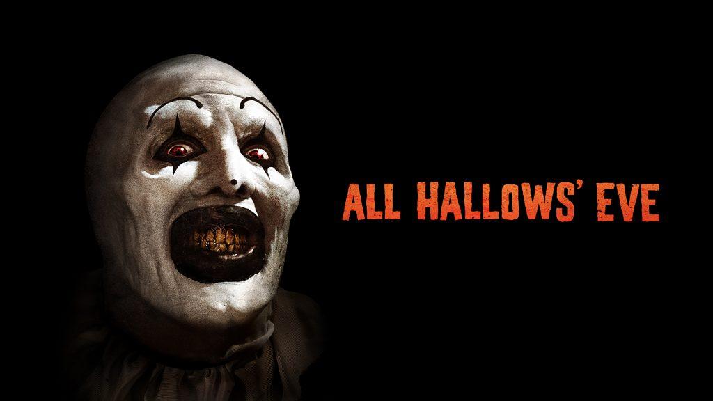 Art the Clown on the All Hallow's Eve poster.