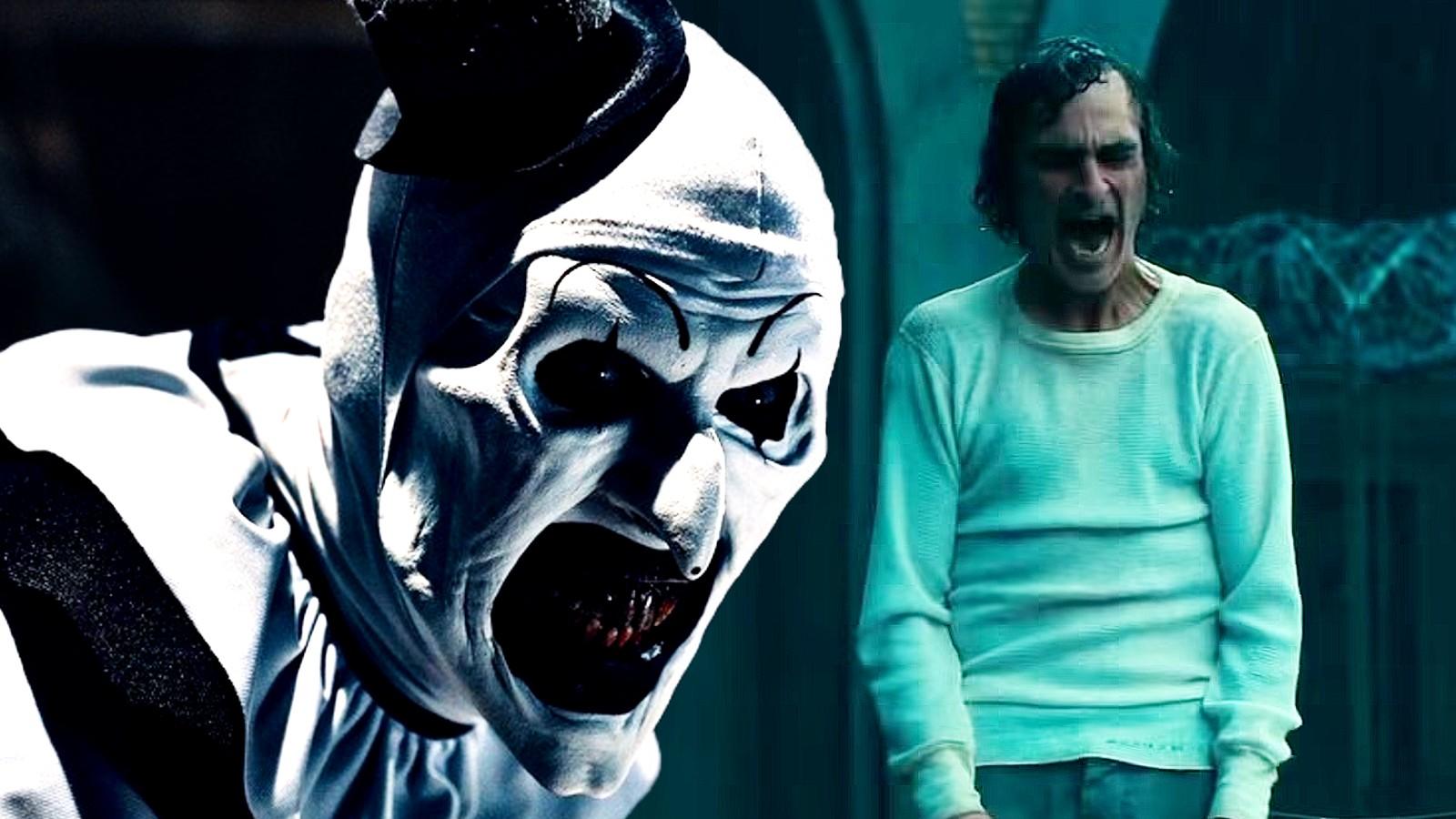 Art the Clown in Terrifier 3 and Arthur Fleck in Joker 2