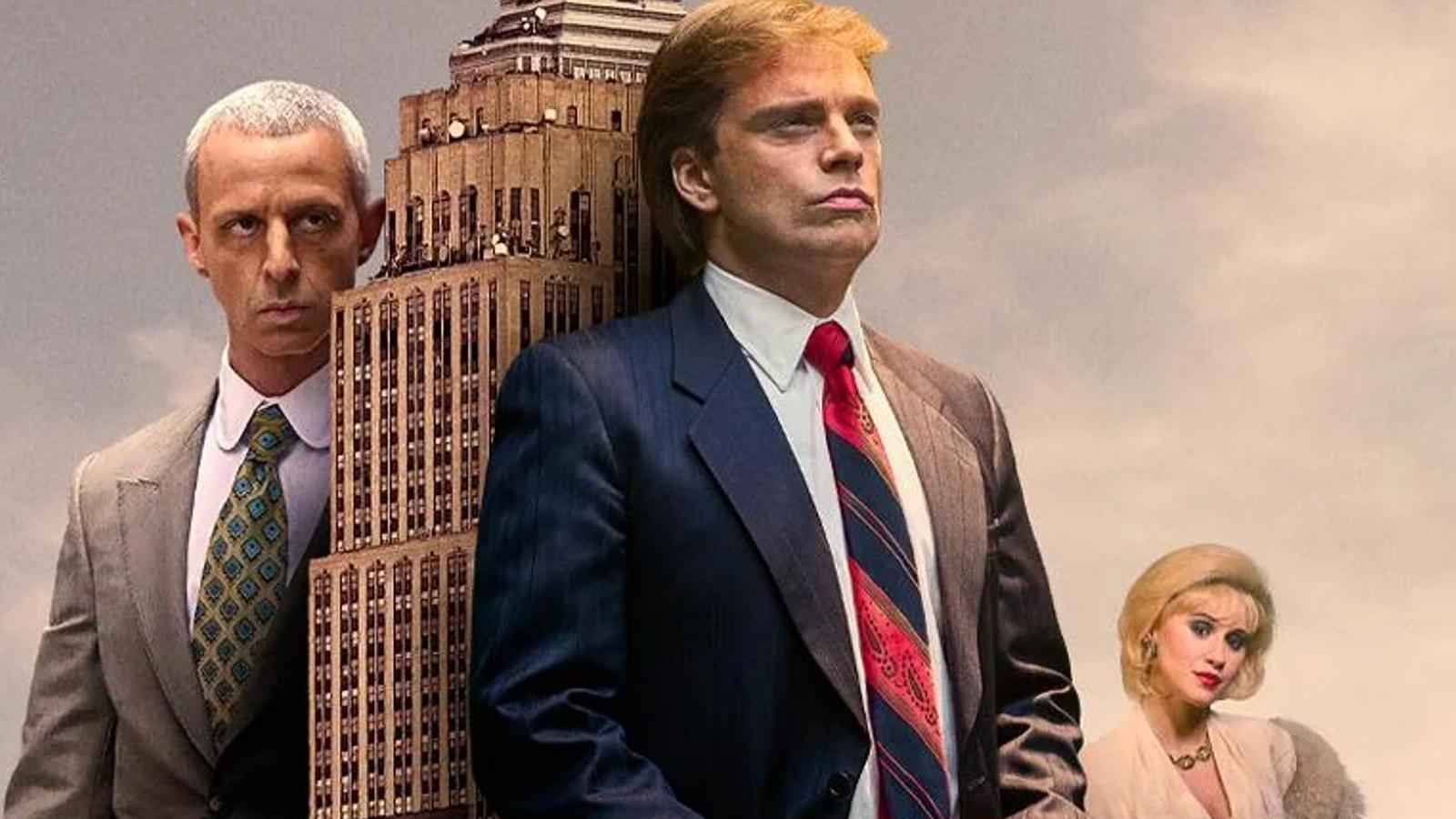 Sebastian Stan as Donald Trump on The Apprentice poster.