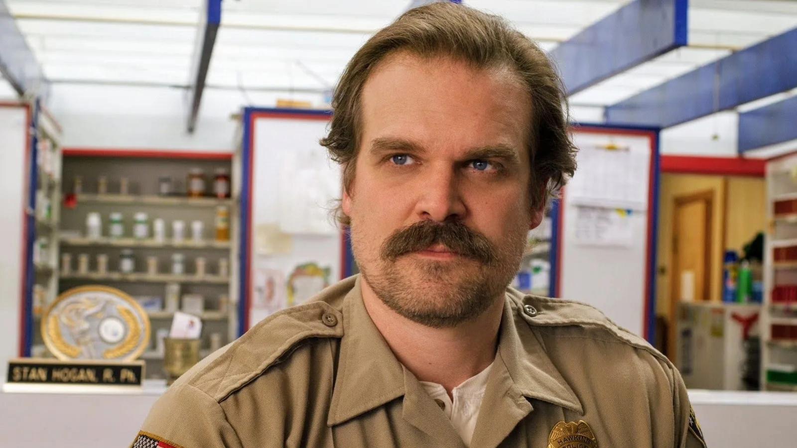 David Harbour as Jim Hopper in Stranger Things