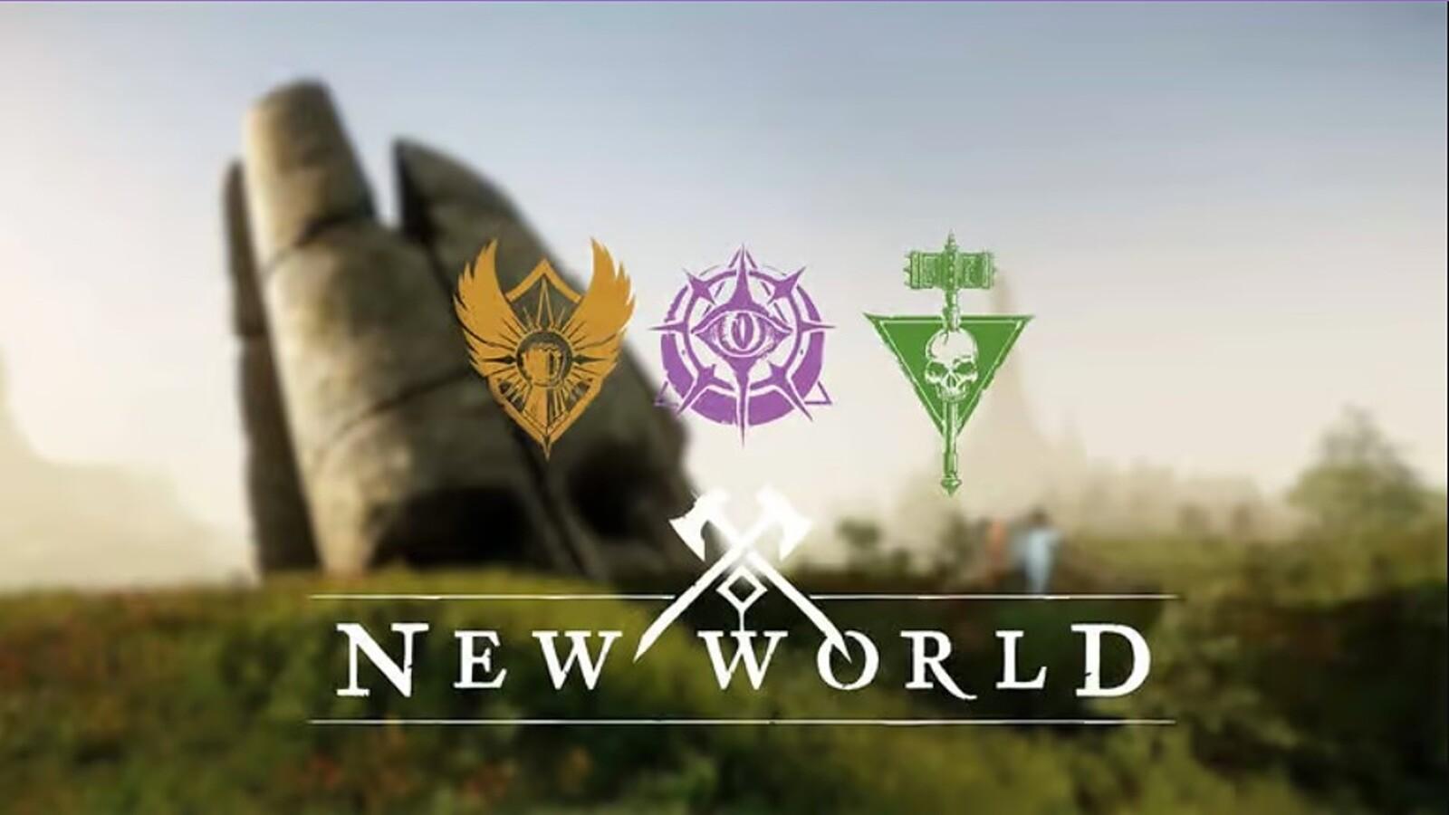 Faction symbols in New World