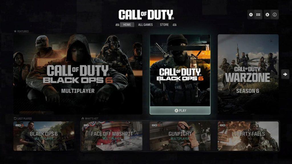 Image of new Black Ops 6 UI