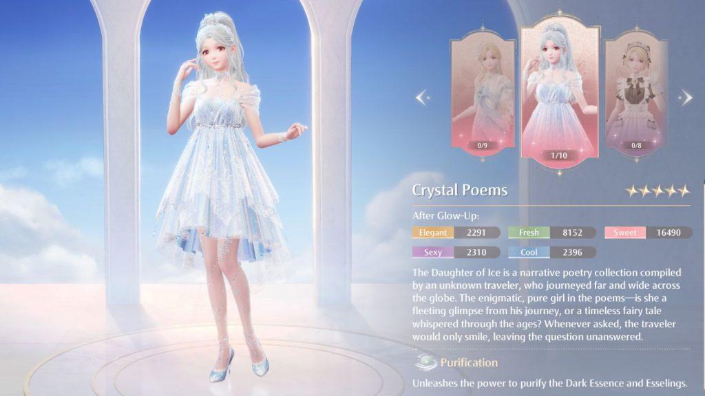 Infinity Nikki Crystal Poems