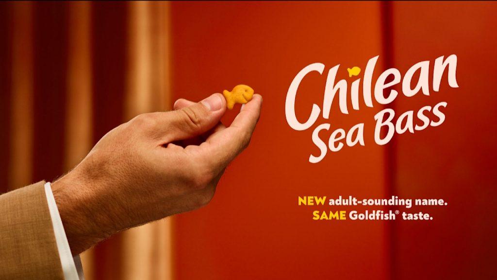 Chilean Sea Bass Goldfish might sound entirely new, but they have the same great taste as Goldfish's Cheddar crackers.