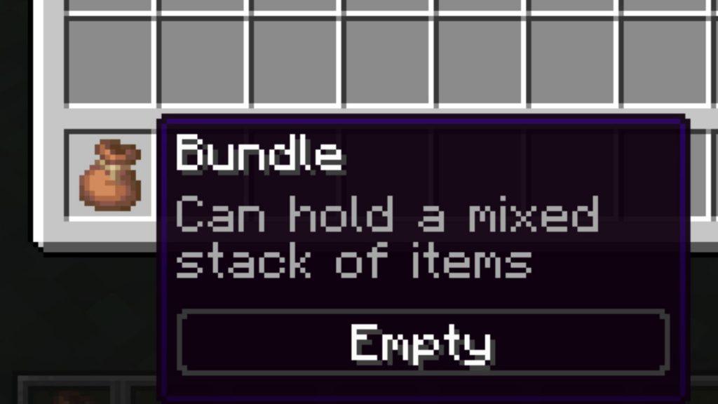 Minecraft bundle description