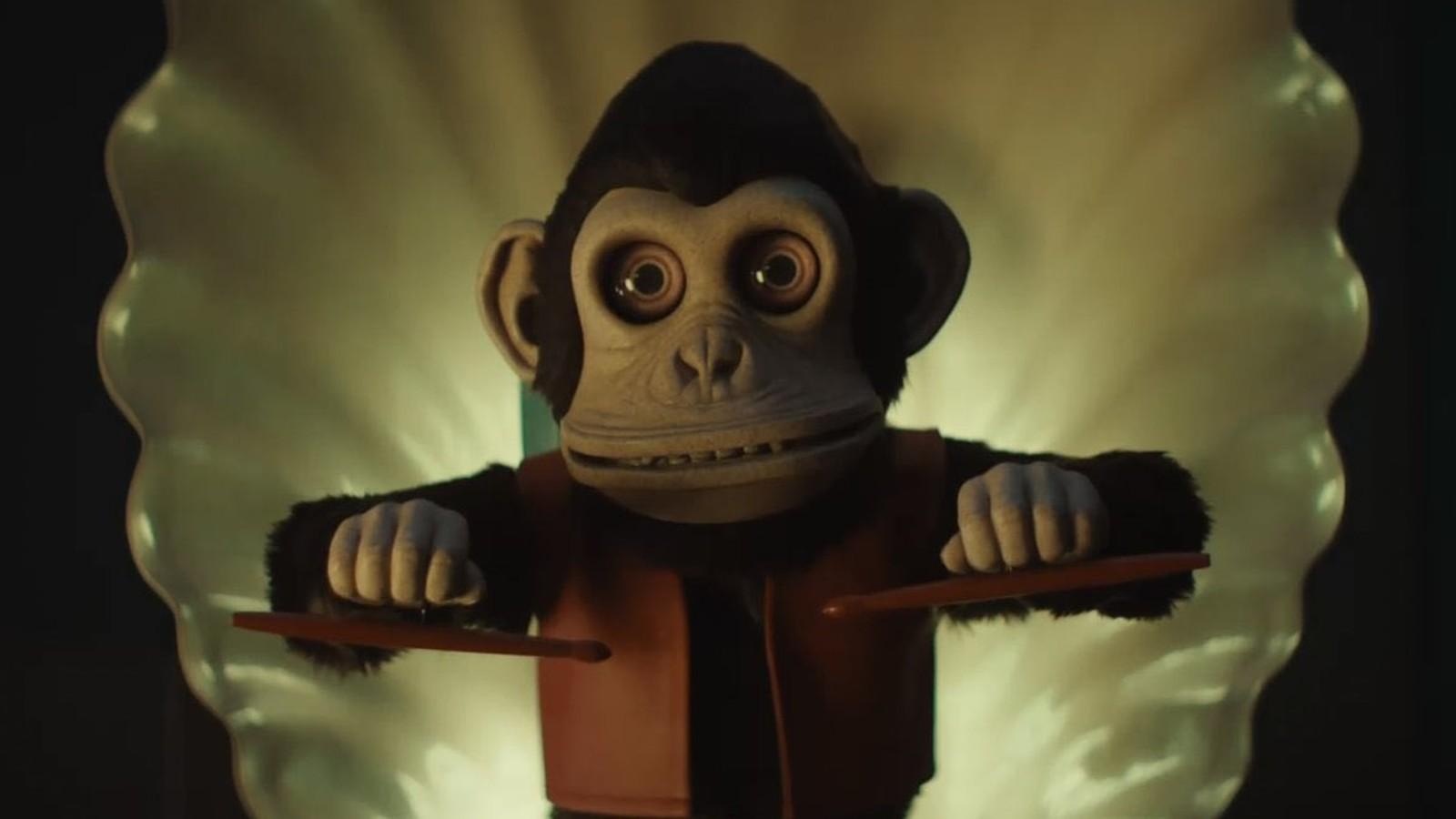 The toy monkey in Stephen King adaptation The Monkey.