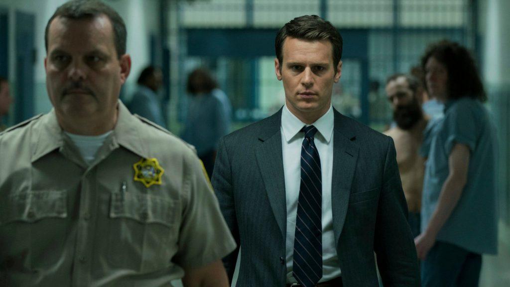 Jonathan Groff in Mindhunter.