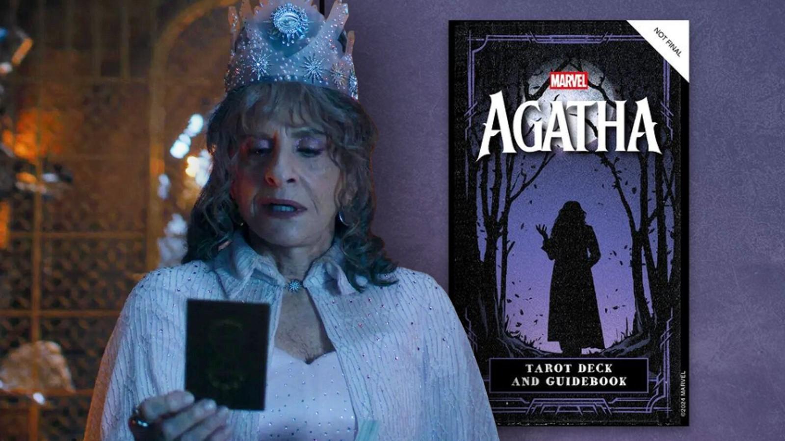 Lilia Calderu in Agatha All Along and the new tarot deck