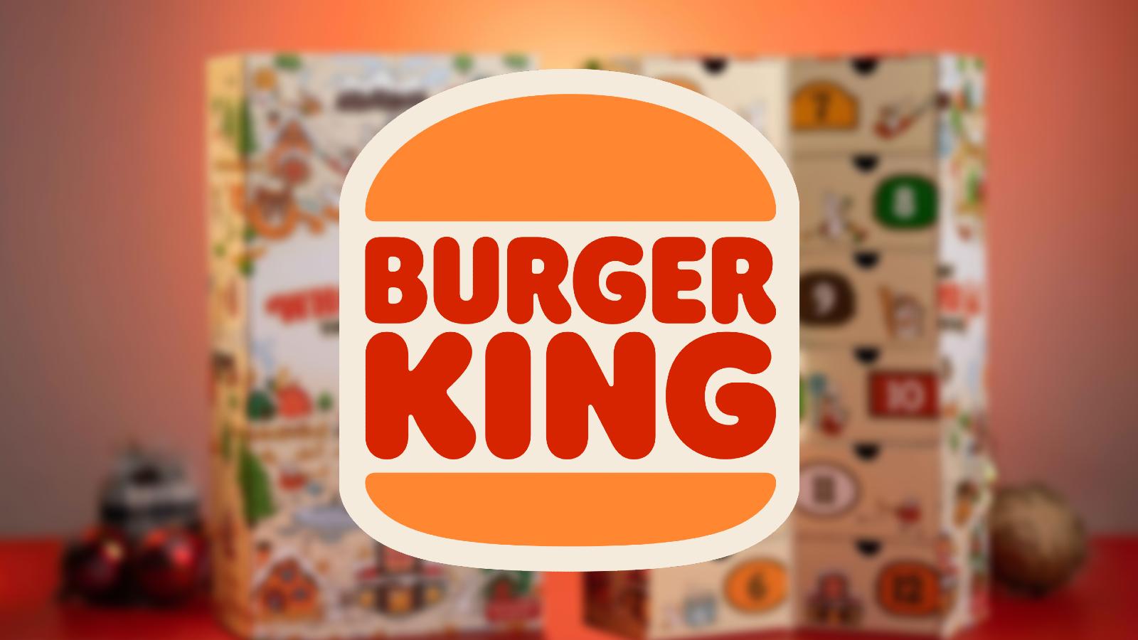 burger king logo on their advent calendar