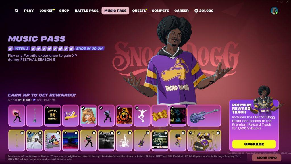 Snoop Dog battle pass