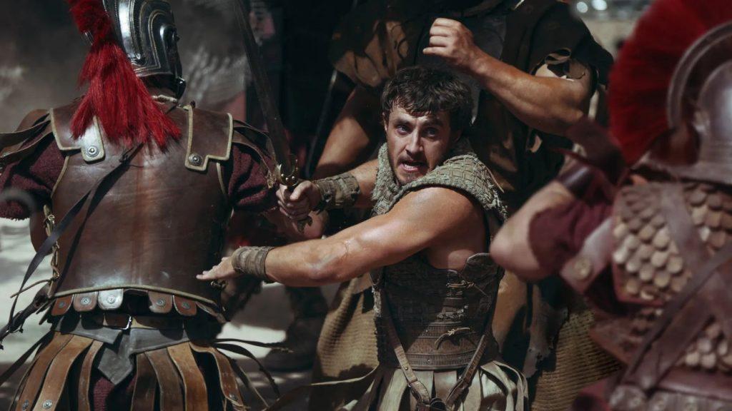 Paul Mescal as Lucius in Gladiator 2