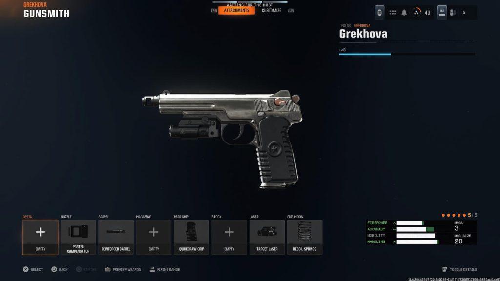 Grekhova loadout in Black Ops 6