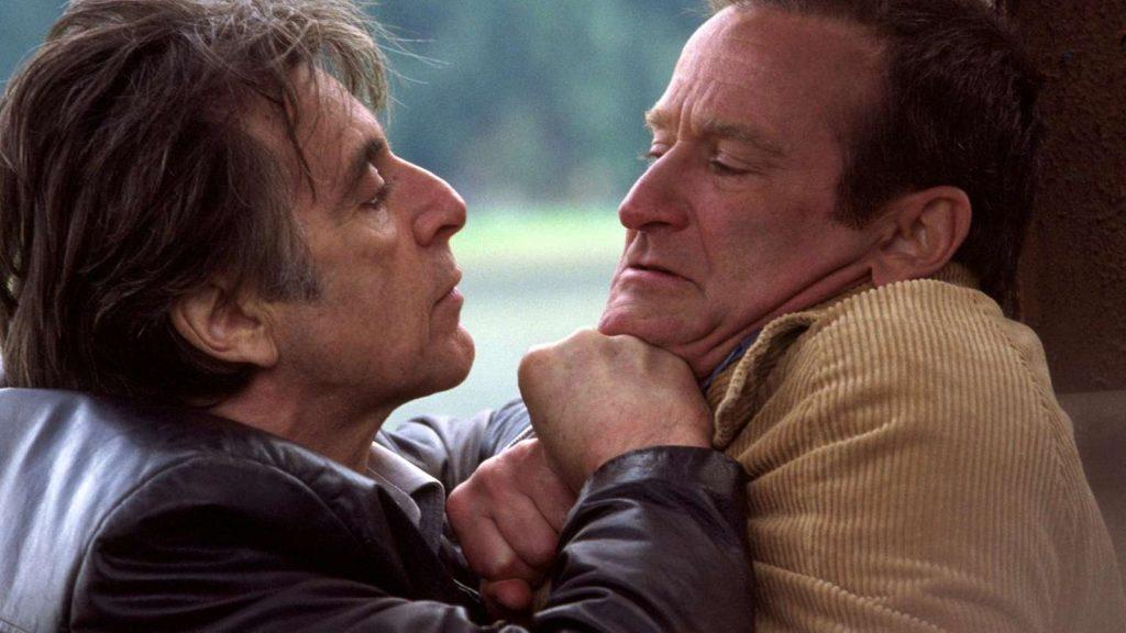 Al Pacino and Robin Williams getting heated in Insomnia.