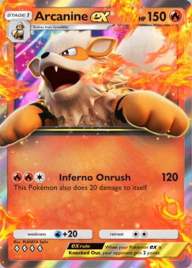 Arcanine ex Genetic Apex