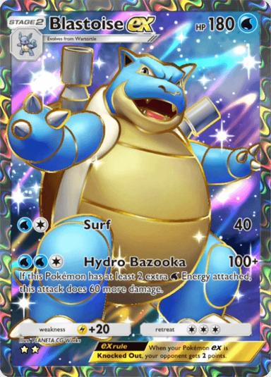 Blastoise full art Genetic Apex