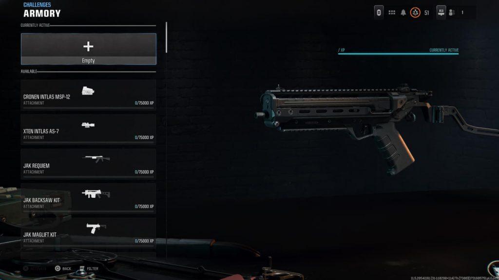 All items available in Warzone Armory