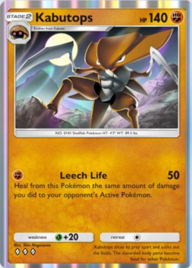 Kabutops genetic Apex