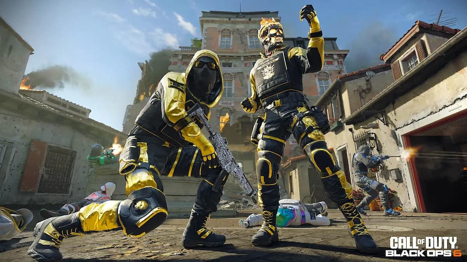 black ops 6 operators wearing ranked play skins