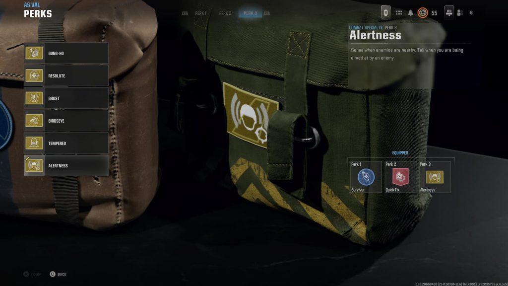 Alertness Perk description in Black OPs 6