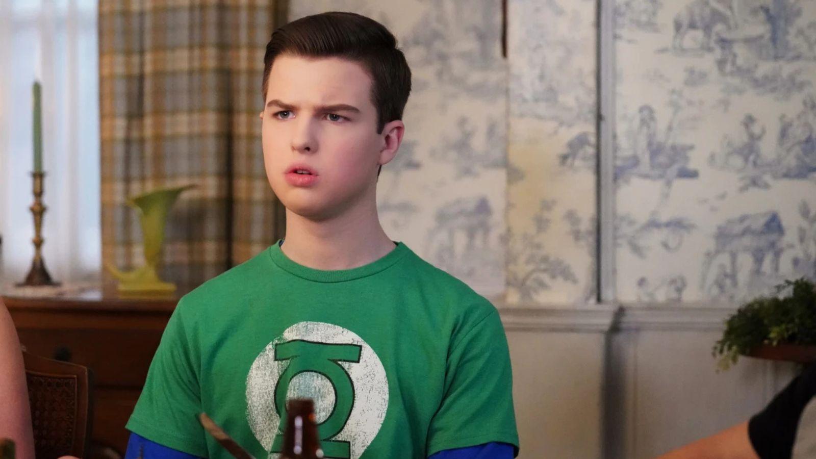 Sheldon in Young Sheldon Season 7