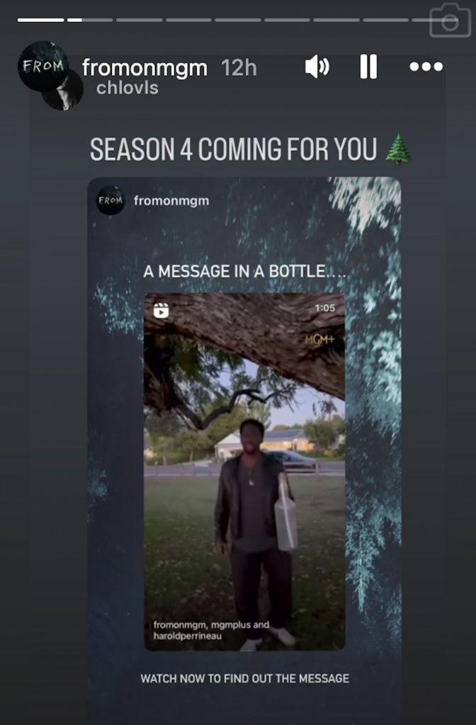 Still of Instagram Story about From Season 4