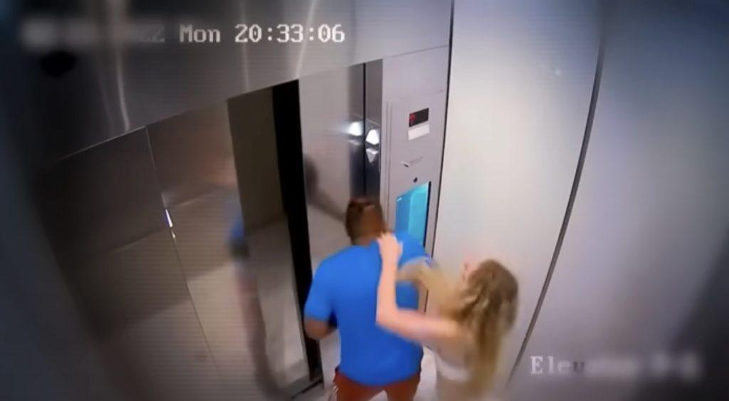 CCTV footage of Courtney Clenney and Christian Obumseli