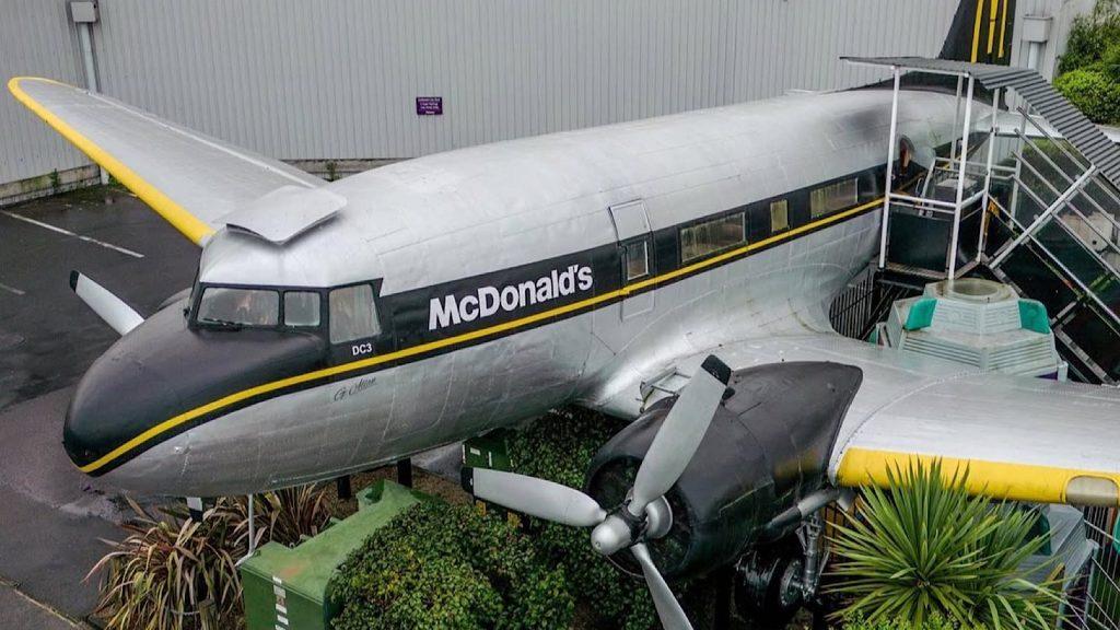 The airplane McDonald's in Taupō, New Zealand