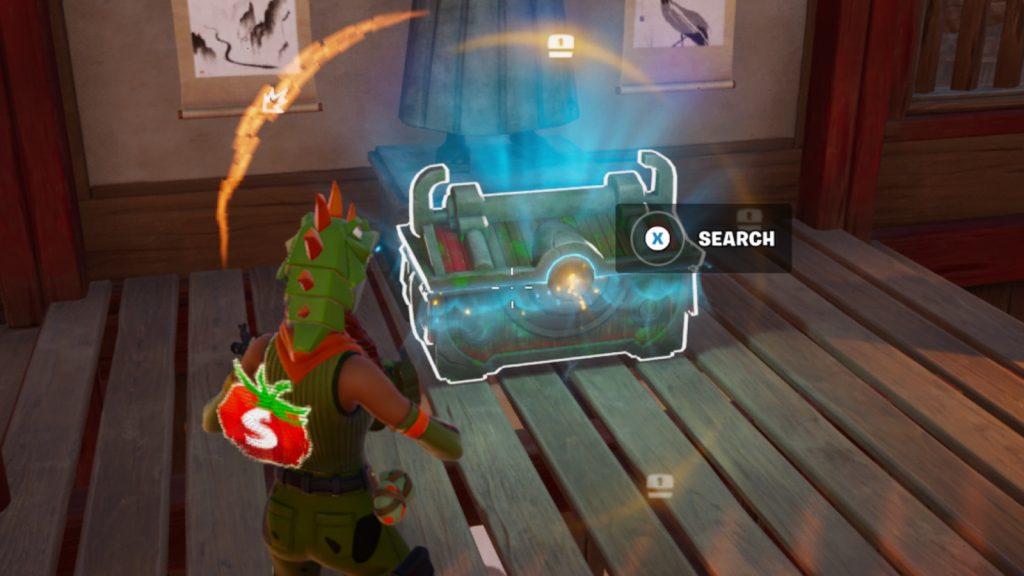 A screenshot featuring Elemental Chest in Fortnite.