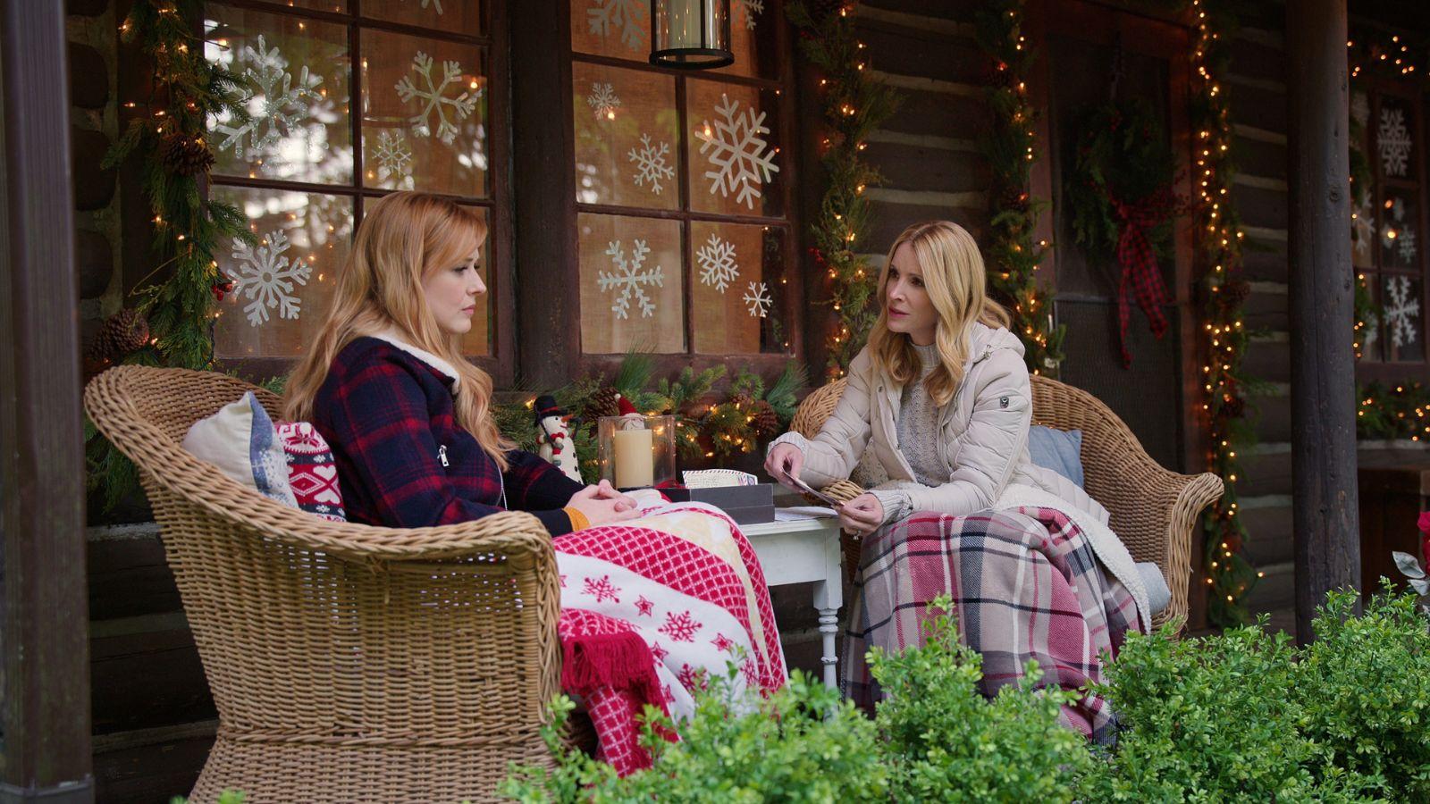 Mel talks to her sister in the Virgin River Christmas episodes