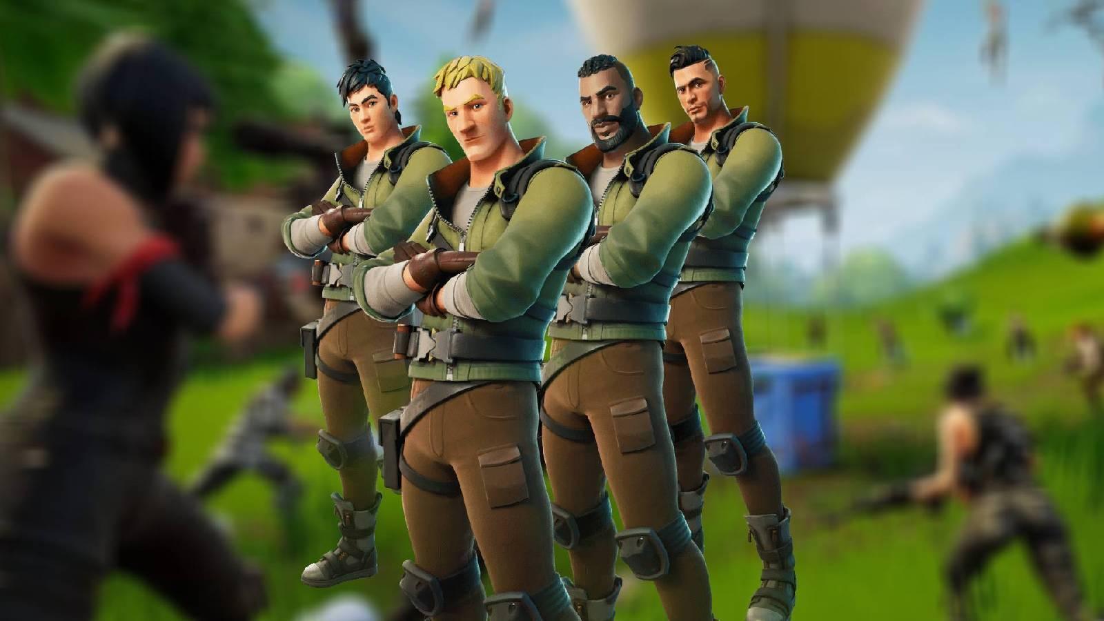 Fortnite default skins