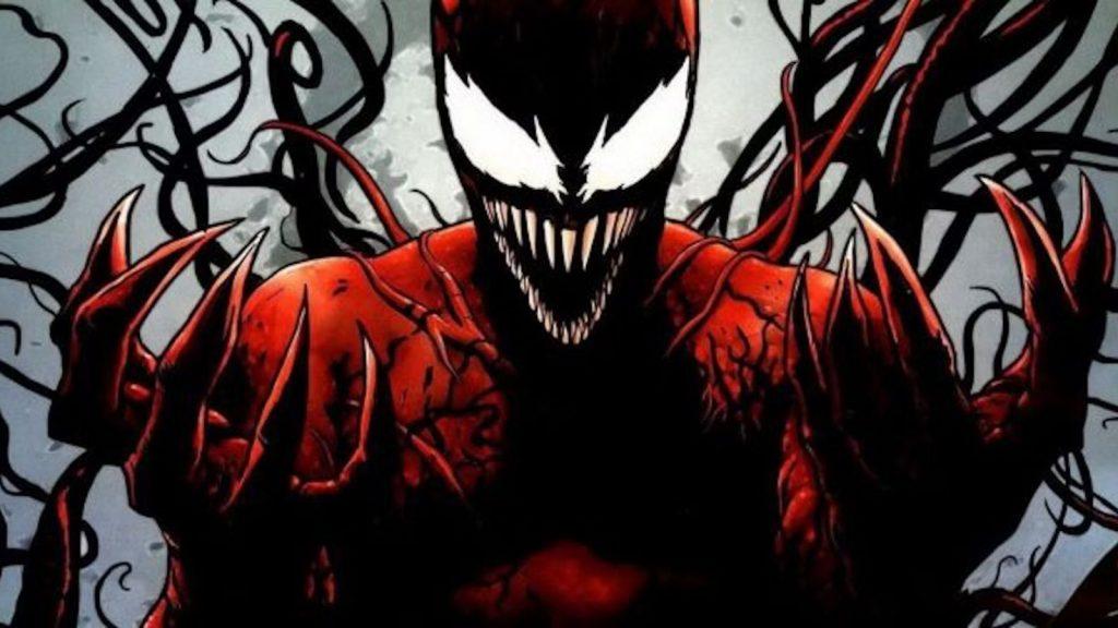 Carnage screaming in Marvel comics