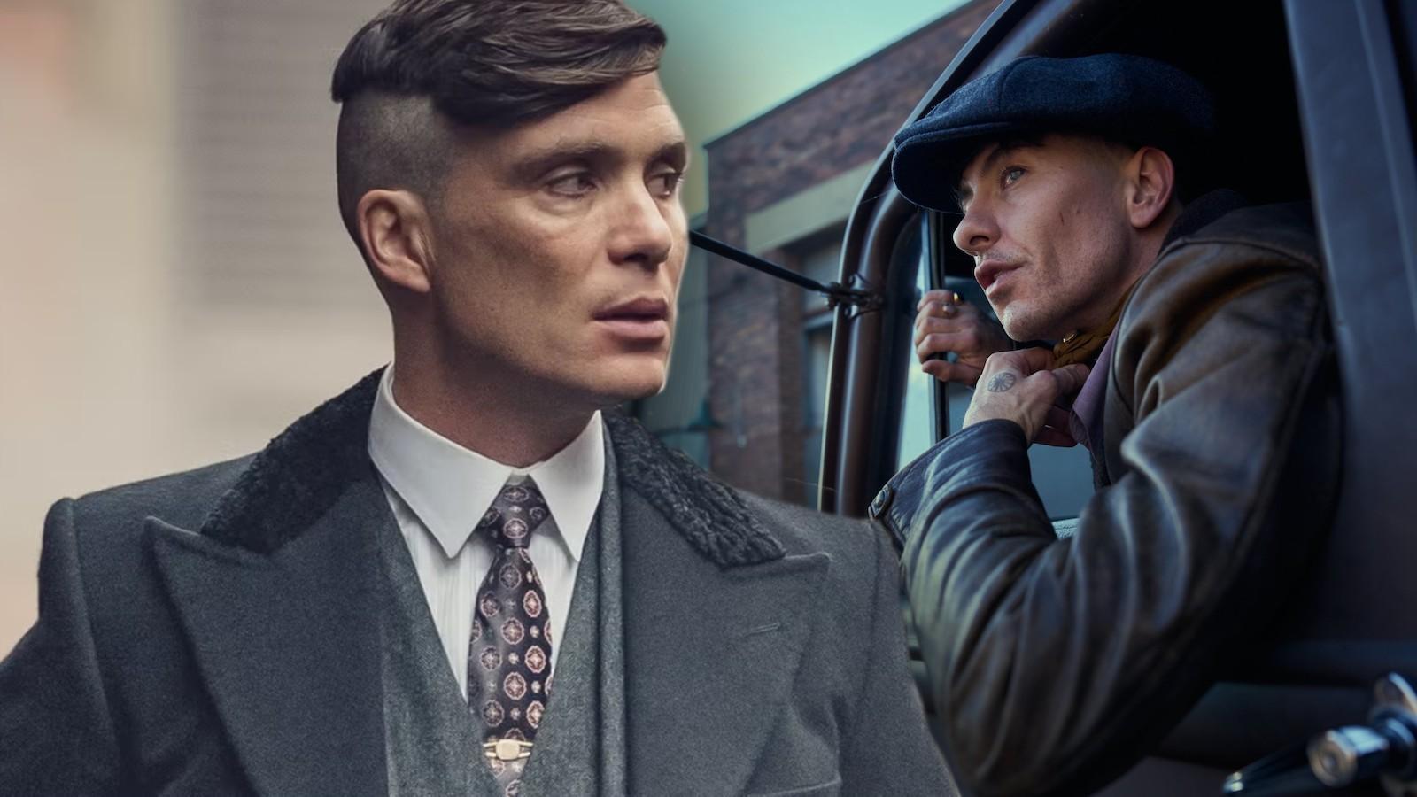 Cillian Murphy as Tommy Shelby and Barry Keoghan in Peaky Blinders